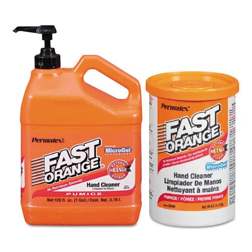 FAST ORANGE Pumice Hand Cleaner Citrus Scent 1 Gal Dispenser 4/carton - School Supplies - FAST ORANGE®