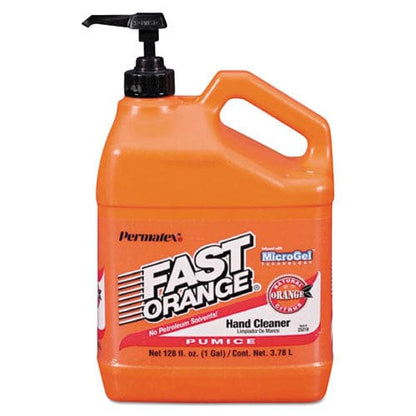 FAST ORANGE Pumice Hand Cleaner Citrus Scent 1 Gal Dispenser 4/carton - School Supplies - FAST ORANGE®