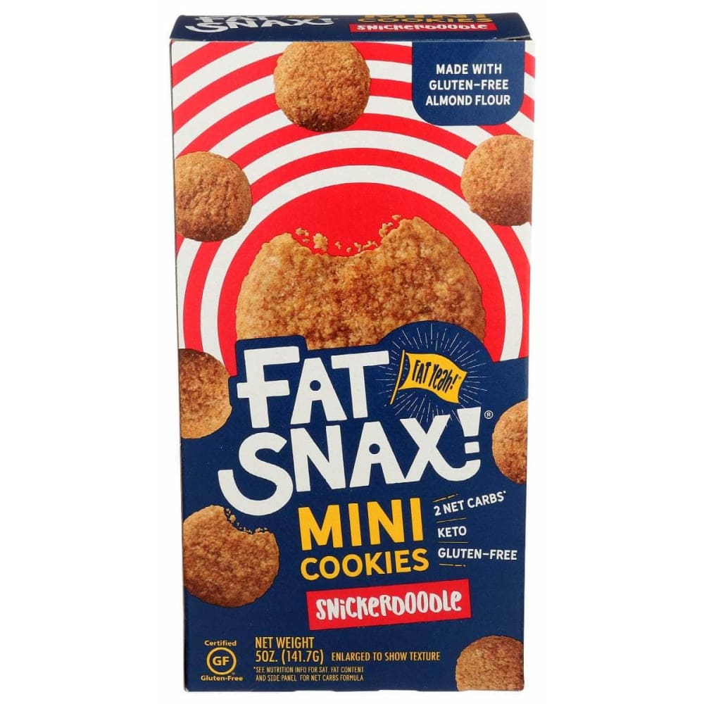 FAT SNAX Fat Snax Cookies Mini Snickerdoodle, 5 Oz