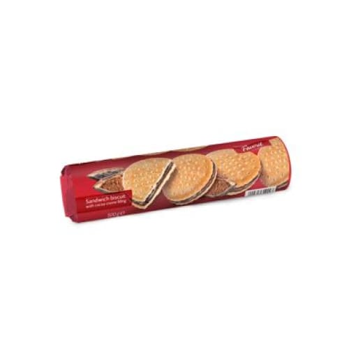 FAVORIT Cookies with Chocolate Flavour Filling 17.64 oz. (500 g.) - Favorit