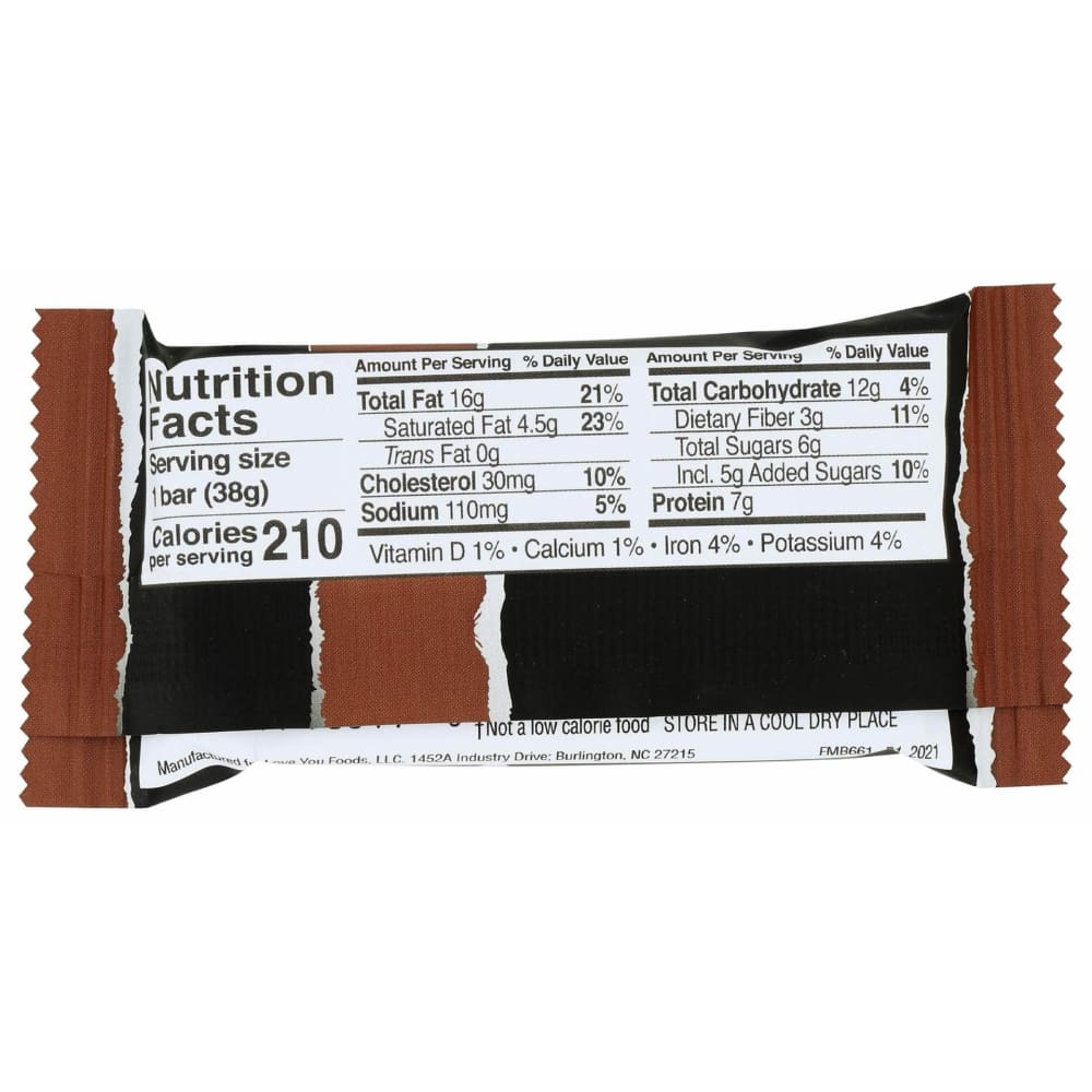 FBOMB Grocery > Snacks FBOMB Peanut Butter Chocolate Snack Bar, 1.34 oz