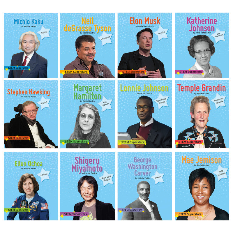 Stem Superstars Book Set 12 Books