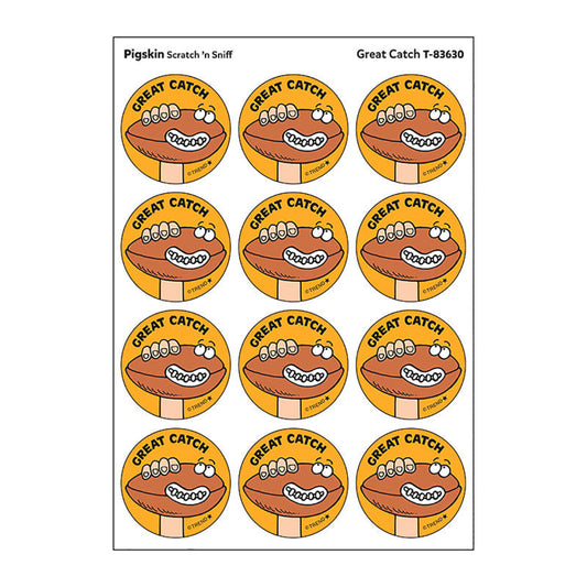 Stinky Stickers Great Catch Pigskin Scent (Pack of 12)