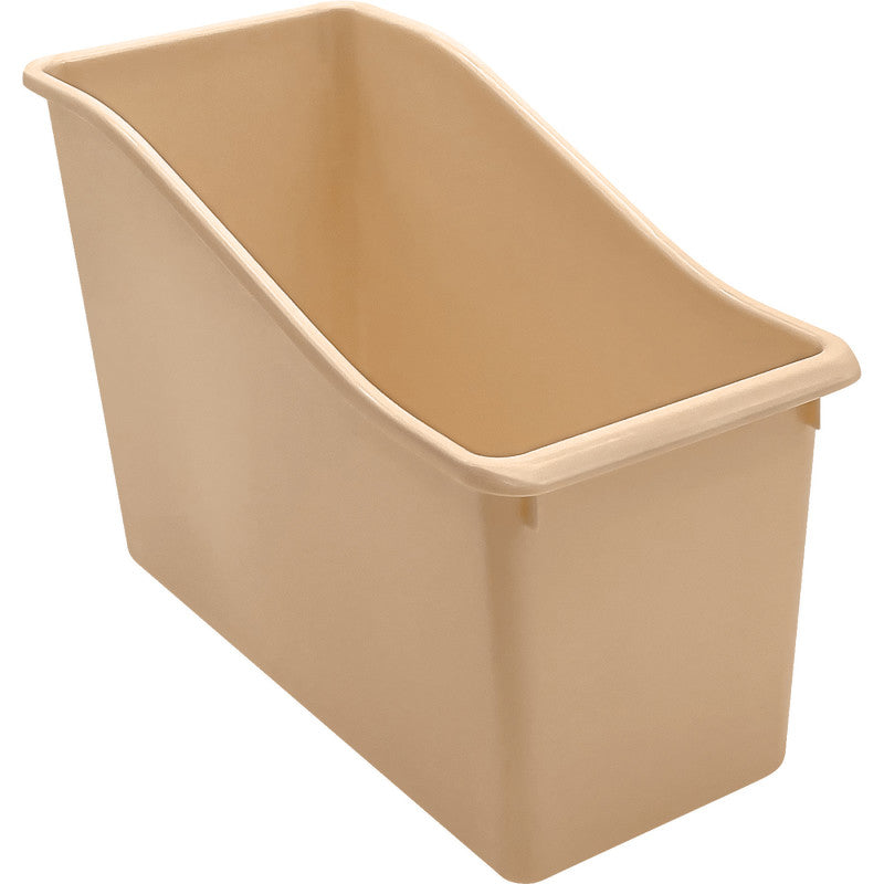Light Brown Plastic Book Bin (Pack of 10)