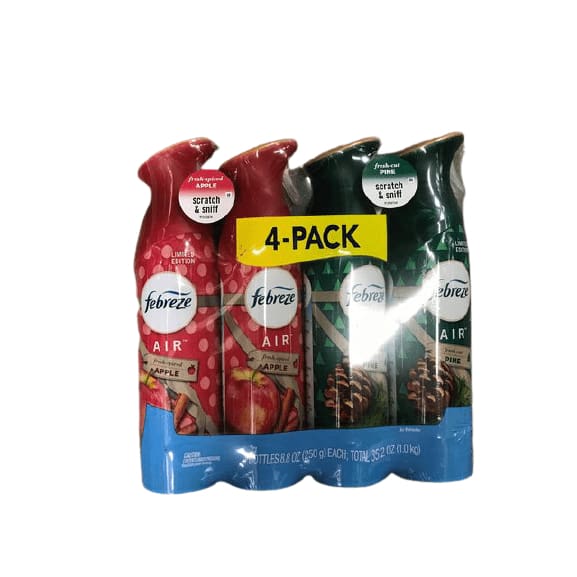 Febreze Febreze Air Freshener, Scent Choice, 4 x 8.8 oz.