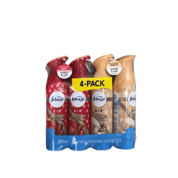 Febreze Febreze Air Freshener, Scent Choice, 4 x 8.8 oz.