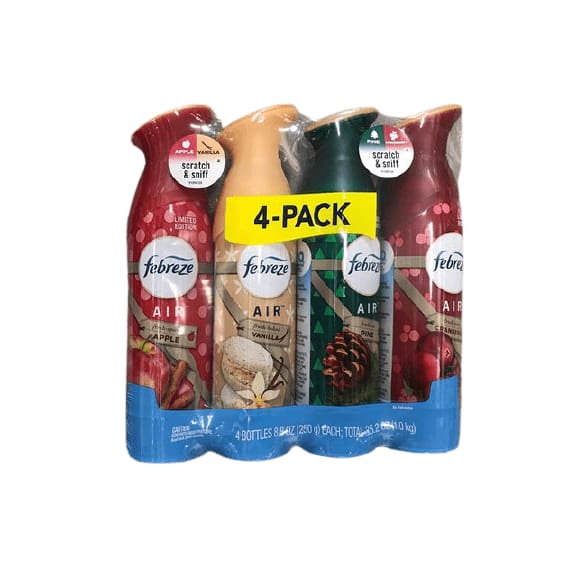 Febreze Febreze Air Freshener, Scent Choice, 4 x 8.8 oz.