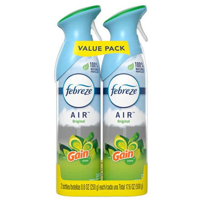 Febreze Air Gain Original 8.8 Oz Aerosol Spray 2/pack - Janitorial & Sanitation - Febreze®