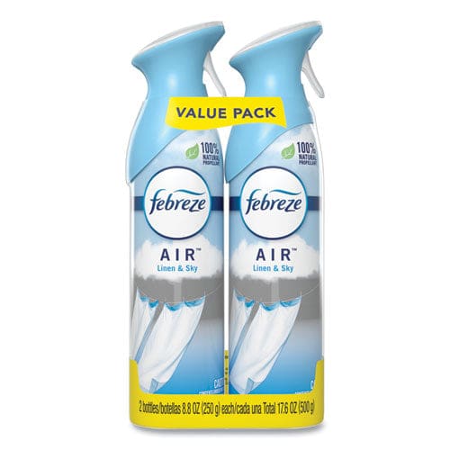 Febreze Air Linen And Sky 8.8 Oz Aerosol Spray 2/pack 6 Pack/carton - Janitorial & Sanitation - Febreze®