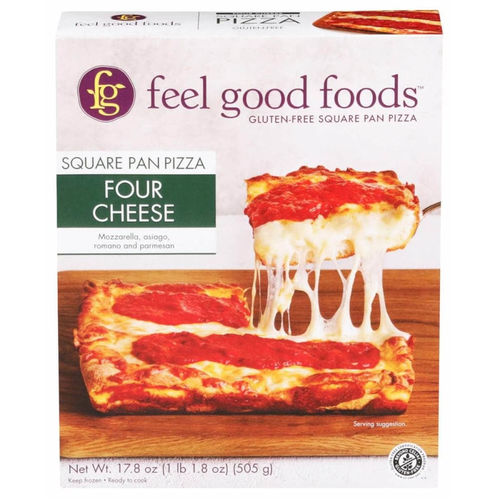FEEL GOOD FOODS Grocery > Frozen FEEL GOOD FOODS: Four Cheese Pizza, 17.8 oz