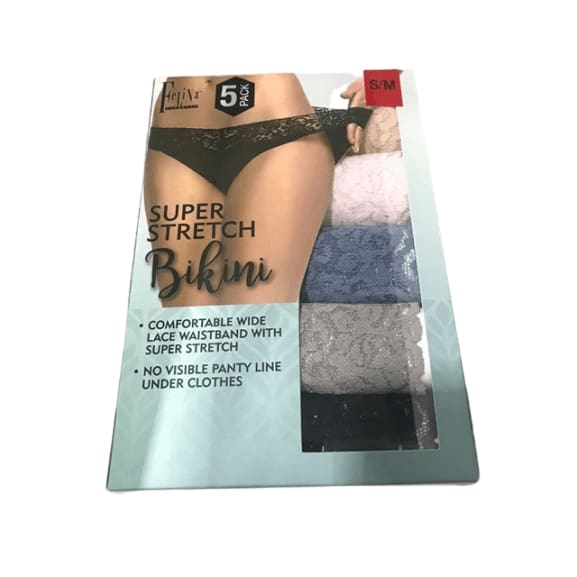 Felina Super Stretch Bikini With Lace, 5-Pack-ShelHealth.Com