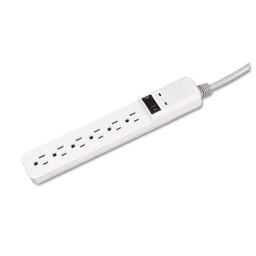 Fellowes Basic Home/office Surge Protector 6 Ac Outlets 6 Ft Cord 450 J Platinum - Technology - Fellowes®