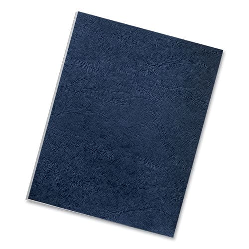 Fellowes Classic Grain Texture Binding System Covers 11 X 8.5 Navy 50/pack - Office - Fellowes®