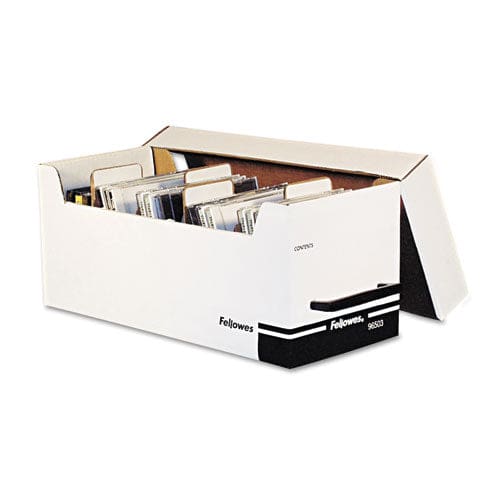 Fellowes Corrugated Media File Holds 35 Standard Cases White/black - Technology - Fellowes®