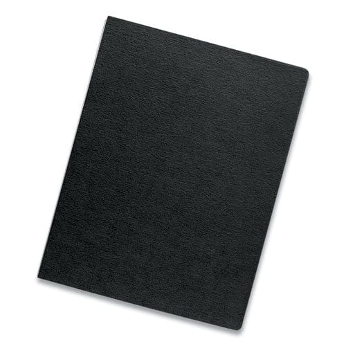Fellowes Expressions Linen Texture Presentation Covers For Binding Systems Black 11.25 X 8.75 Unpunched 200/pack - Office - Fellowes®