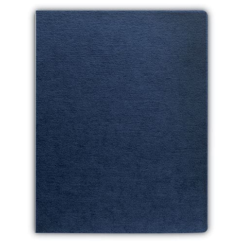 Fellowes Expressions Linen Texture Presentation Covers For Binding Systems Navy 11.25 X 8.75 Unpunched 200/pack - Office - Fellowes®