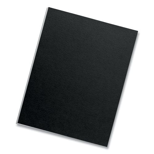 Fellowes Futura Presentation Covers For Binding Systems Opaque Black 11 X 8.5 Unpunched 25/pack - Office - Fellowes®