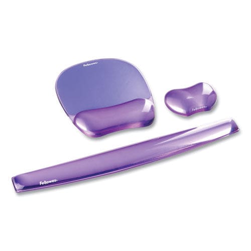 Fellowes Gel Crystals Keyboard Wrist Rest 18.5 X 2.25 Purple - Technology - Fellowes®