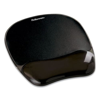 Fellowes Gel Crystals Mouse Pad With Wrist Rest 7.87 X 9.18 Black - Technology - Fellowes®