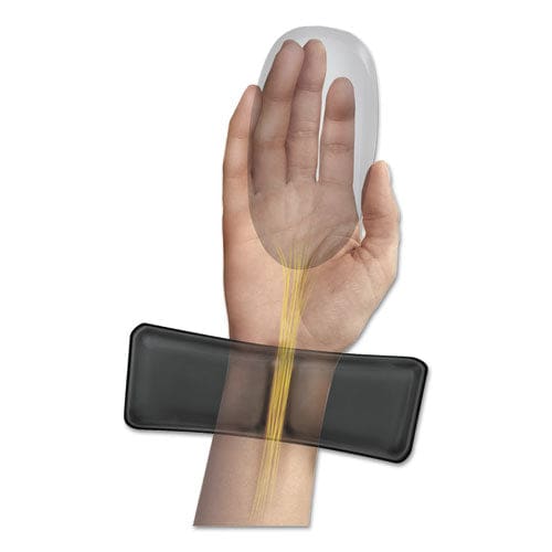 Fellowes Gel Wrist Support With Attached Mouse Pad 8.25 X 9.87 Black - Technology - Fellowes®