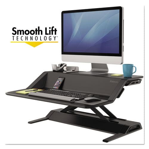 Fellowes Lotus Sit-stands Workstation 32.75 X 24.25 X 5.5 To 22.5 White - Furniture - Fellowes®