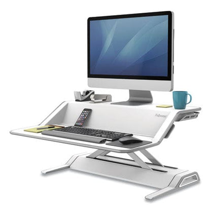 Fellowes Lotus Sit-stands Workstation 32.75 X 24.25 X 5.5 To 22.5 White - Furniture - Fellowes®