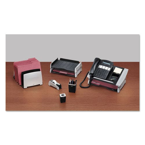 Fellowes Office Suites Desktop Tape Dispenser Heavy Base 1 Core Plastic Black/silver - School Supplies - Fellowes®