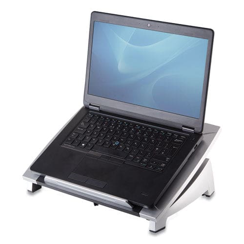 Fellowes Office Suites Laptop Riser 15.13 X 11.38 X 4.5 To 6.5 Black/silver Supports 10 Lbs - School Supplies - Fellowes®