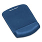 Fellowes Plushtouch Mouse Pad With Wrist Rest 7.25 X 9.37 Blue - Technology - Fellowes®