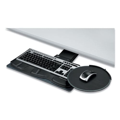 Fellowes Professional Sit/stand Adjustable Keyboard Platform 19w X 10.63d Black - Furniture - Fellowes®