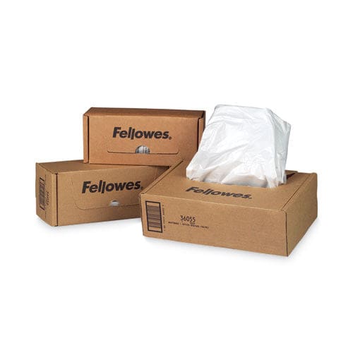 Fellowes Shredder Waste Bags 16 To 20 Gal Capacity 50/carton - Technology - Fellowes®