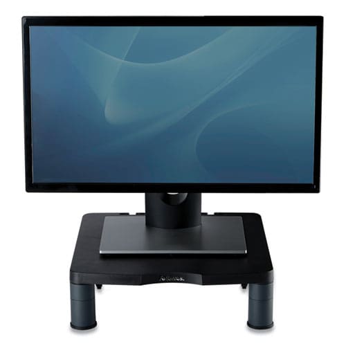 Fellowes Standard Monitor Riser 13.38 X 13.63 X 2 To 4 Graphite Supports 60 Lbs - School Supplies - Fellowes®