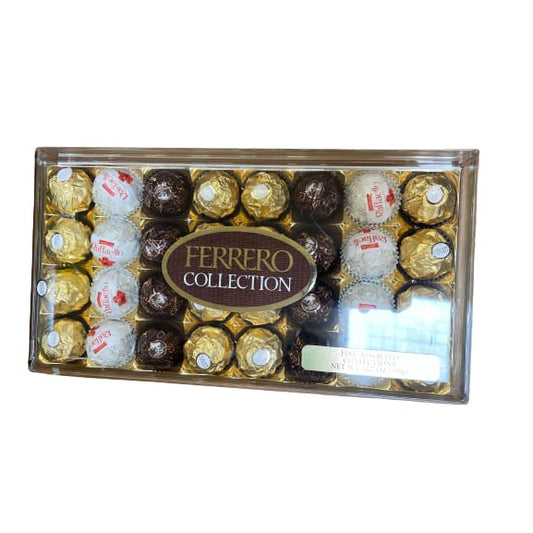 Ferrero Collection Premium Gourmet Assorted Hazelnut Milk Chocolate Dark Chocolate and Coconut Great Holiday Gift Box 12.7 oz 32 Count -