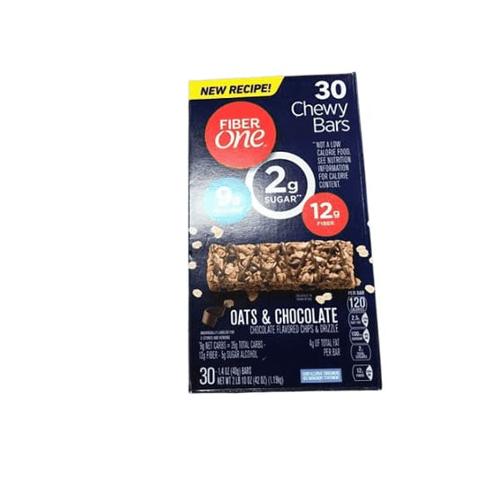 Fiber One Oats and Chocolate Chewy Bars New Recipe, 30 ct. - ShelHealth.Com