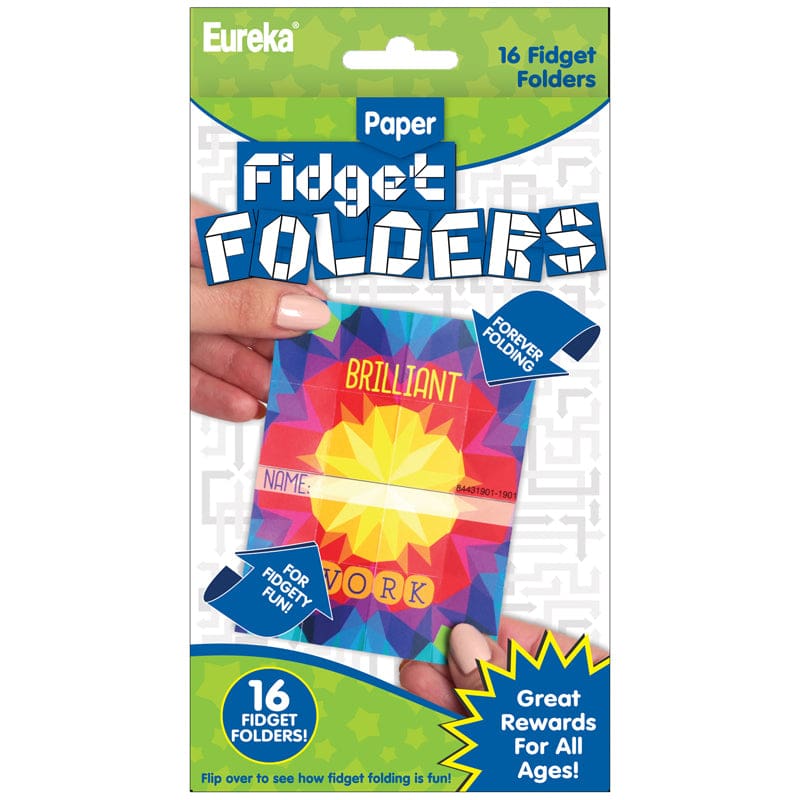 Fidget Folders Kaleidoscope (Pack of 10) - Novelty - Eureka