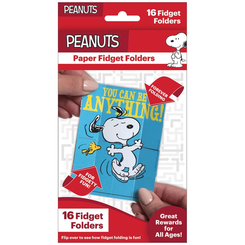 Fidget Folders Peanuts (Pack of 10) - Novelty - Eureka