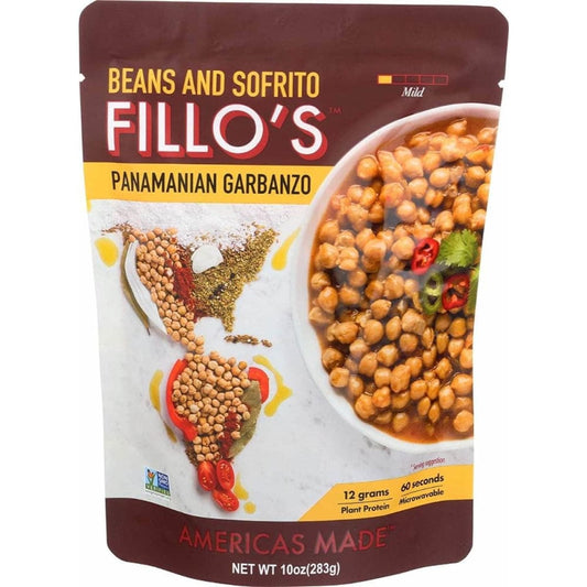 FILLO'S FILLOS Beans Garbanzo Panamanian, 10 oz