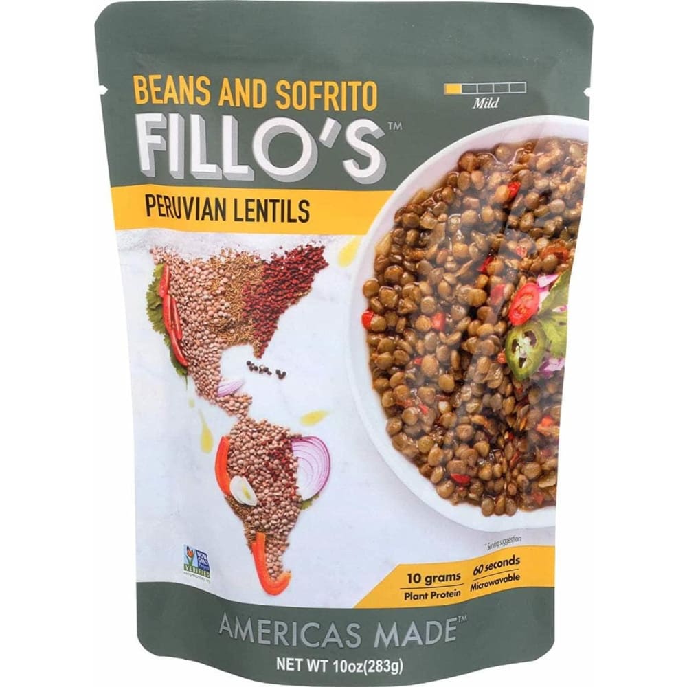 FILLO'S FILLOS Beans Lentil Peruvian Sof, 10 oz
