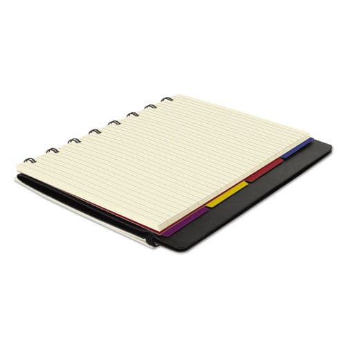 Filofax Notebook 1 Subject Medium/college Rule Black Cover 8.25 X 5.81 112 Sheets - Office - Filofax®