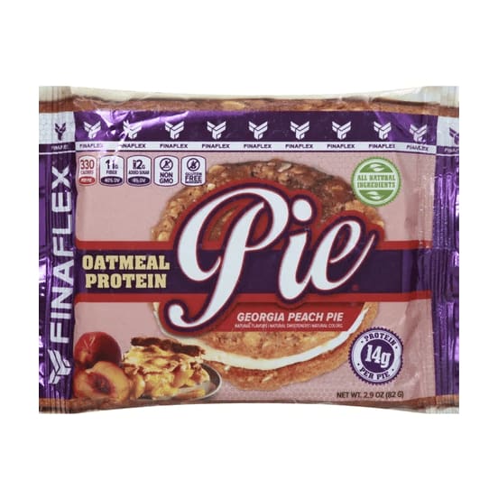 FINAFLEX Grocery > Snacks FINAFLEX: Georgia Peach Pie Oatmeal Protein Pie, 2.9 oz