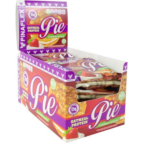 Finaflex (Redefine Nutrition) Oatmeal Protein Pie Strawberry Cream Pie 10 ea - Finaflex (Redefine Nutrition)