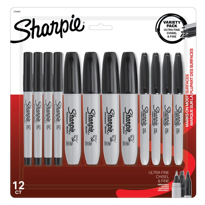 Fine/Ultra Fine/Chisel Blk 12Ct Sharpie (Pack of 2) - Markers - Sanford L.p.