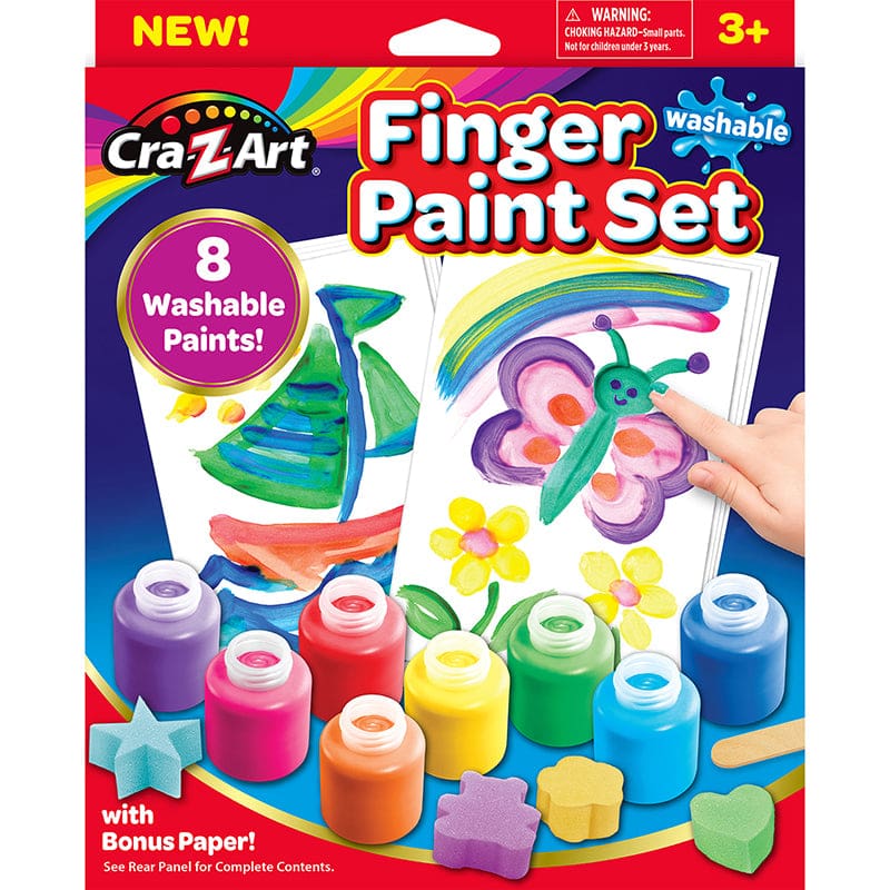 Finger Paints (Pack of 3) - Paint - Cra-z-art
