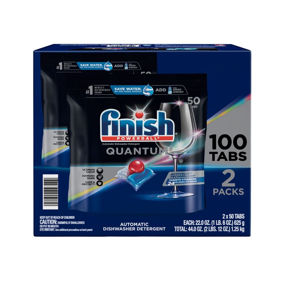 Finish Quantum Dishwasher Detergent Tablets 100 ct. - Finish
