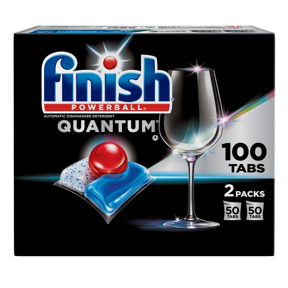 Finish Quantum Powerball Dishwasher Detergent Tablets (100 ct.) - Cleaning Supplies - Finish Quantum