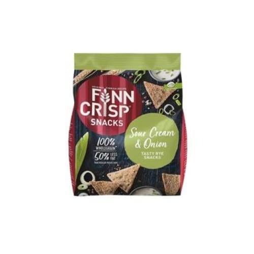 FINN CRISP Bread Chips with Onions& Sourcream 5.29 oz. (150 g.) - Finn Crisp