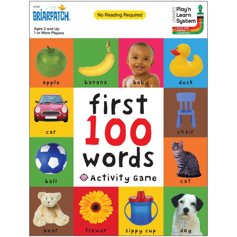 First 100 Words Activity Game (Pack of 2) - Language Arts - University Games
