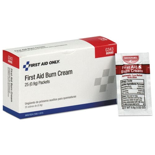 First Aid Only 24 Unit Ansi Class A+ Refill Burn Cream 25/box - Janitorial & Sanitation - First Aid Only™