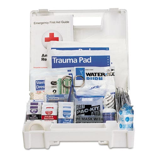 First Aid Only Ansi 2015 Compliant Class A+ Type I And Ii First Aid Kit For 25 People 141 Pieces Plastic Case - Janitorial & Sanitation -