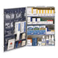 First Aid Only Ansi Class B+ 4 Shelf First Aid Station With Medications 1,461 Pieces Metal Case - Janitorial & Sanitation - First Aid Only™